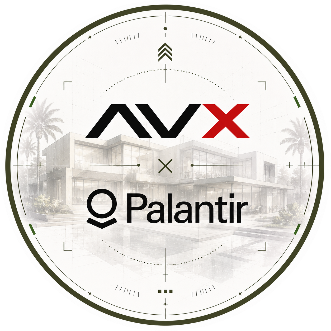 Sticker da edição limitada AVX × Palantir